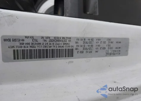 2017 Ram Promaster 1500 Low Roof 136 Wb z USA, uszkodzony, nr VIN 3C6TRVAG8HE542937